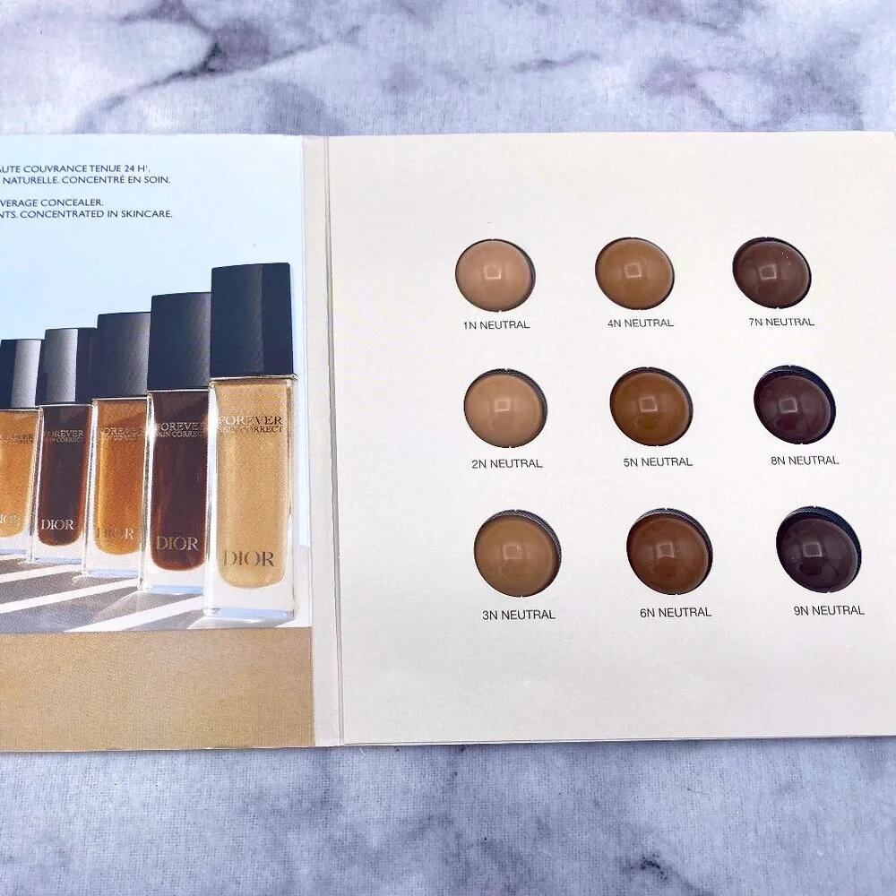 Dior Beauty Set-White Pouch,Foundation,Mascara,Lipstick,Primer-8pc-BOXED-NEW